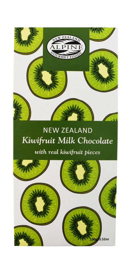 Green Kiwifruit Milk Chocolate Bar