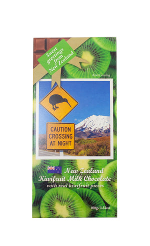 Kiwi Crossing Postcard Milk Chocolate Bar