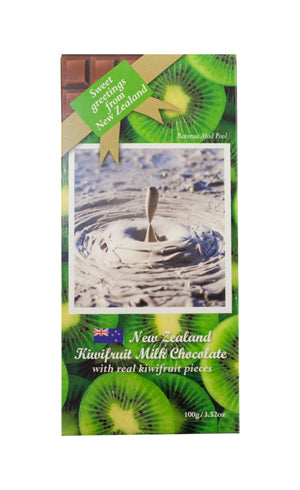 Rotorua Mud Pool Postcard Milk Chocolate Bar